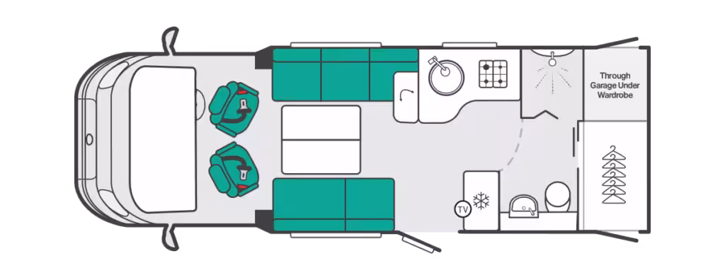Trekker 540 floorplan