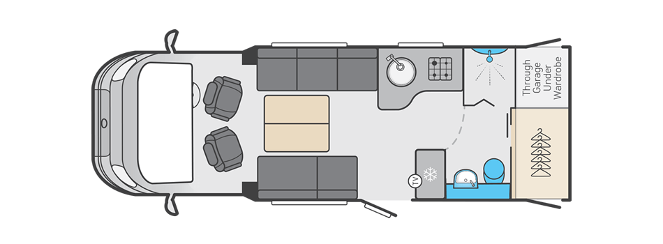 2025 Voyager 540 Day Lounge 1