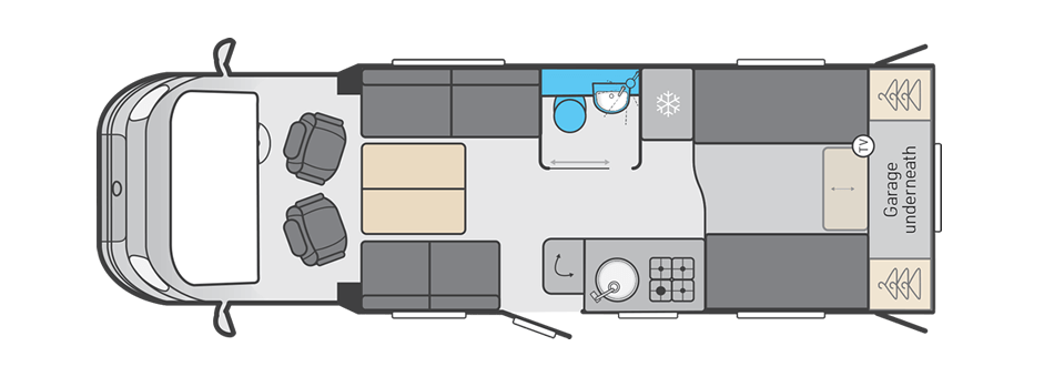 2025 Voyager 574 Day Lounge 1