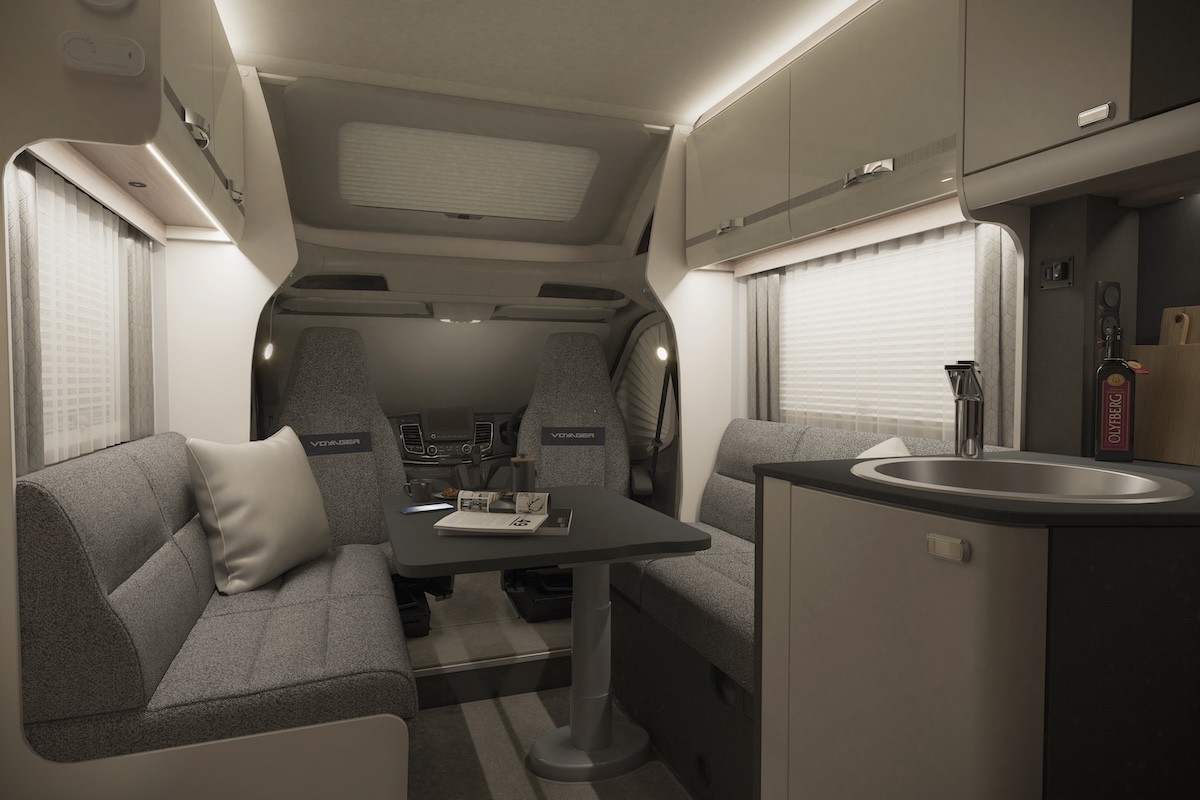 2025 Voyager 594 Front Lounge Night JW 13 05 24